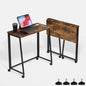 COKOS Mesa Plegable con Ruedas 80 x 44 x 74 cm (Vintage)