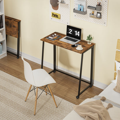 COKOS Mesa Plegable con Ruedas 80 x 44 x 74 cm (Vintage)