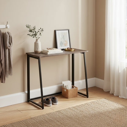 COKOS Mesa Plegable con Ruedas 80 x 44 x 74 cm (Vintage)
