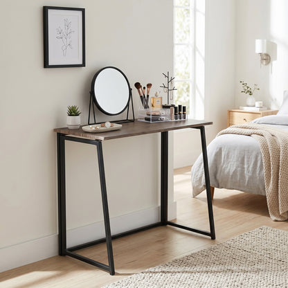 COKOS Multifunctional Table para Computadora de Casa Marco de Metal Ahorro de Espacio Moderno y Simple Escritorio para Computadora Portátil para Sala de Estudio 80 x 44 x 74 cm (Negro)