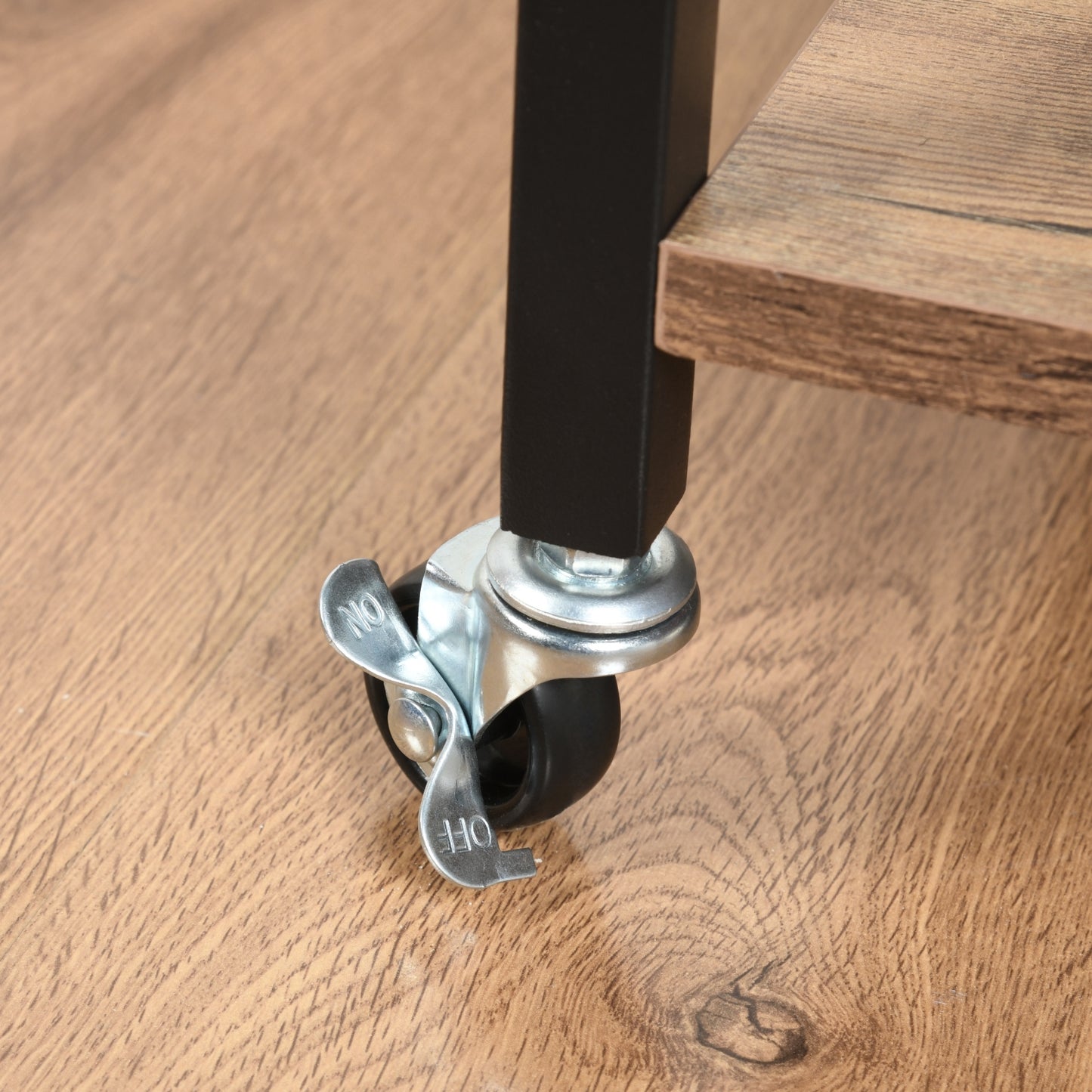 COKOS Carro de Servicio Multiusos Carro de Almacenamiento 3 Niveles Ruedas Universales con Frenos Carro de Barra móvil para el hogar Comedor Restaurante Bar (Vintage).