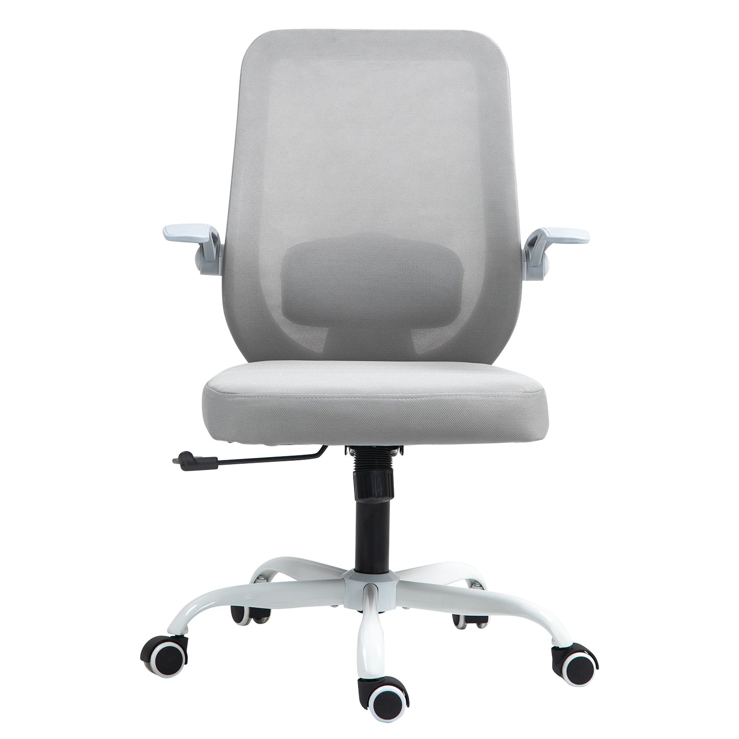 COKOS Silla de Oficina Giratoria Regulable en Altura y Lumbar Apta para Oficinas y Salas de Estudio (Blanco).