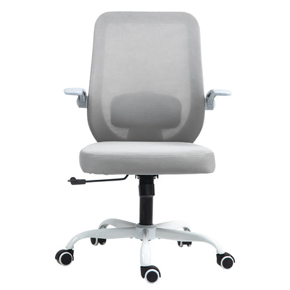 COKOS Silla de Oficina Giratoria Regulable en Altura y Lumbar Apta para Oficinas y Salas de Estudio (Blanco).