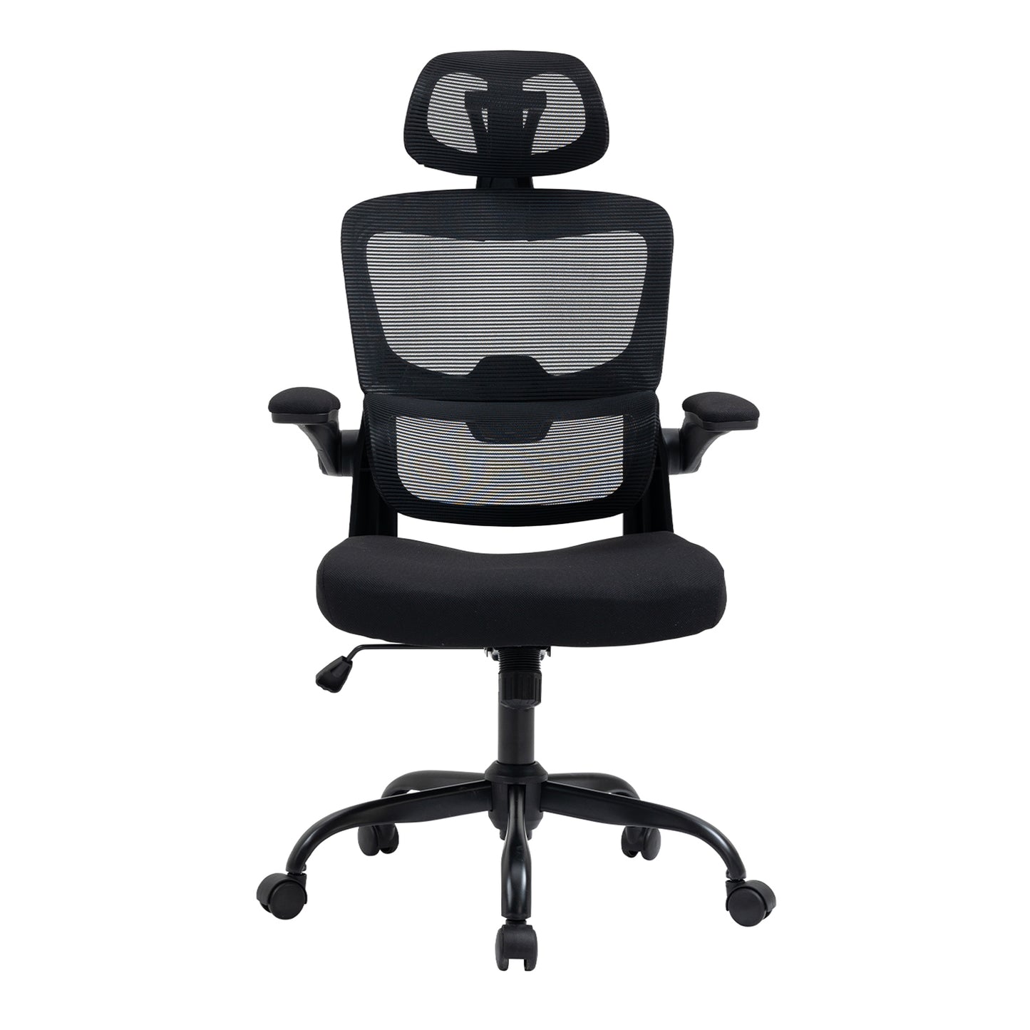 COKOS Silla Oficina Ergonómica de Respaldo Alto con Soporte Lumbar Ajustable Altura Reclinable Descansabrazos Ajustables Silla Gamer Sillas para Escritorio Silla Ergonomica (Negro)